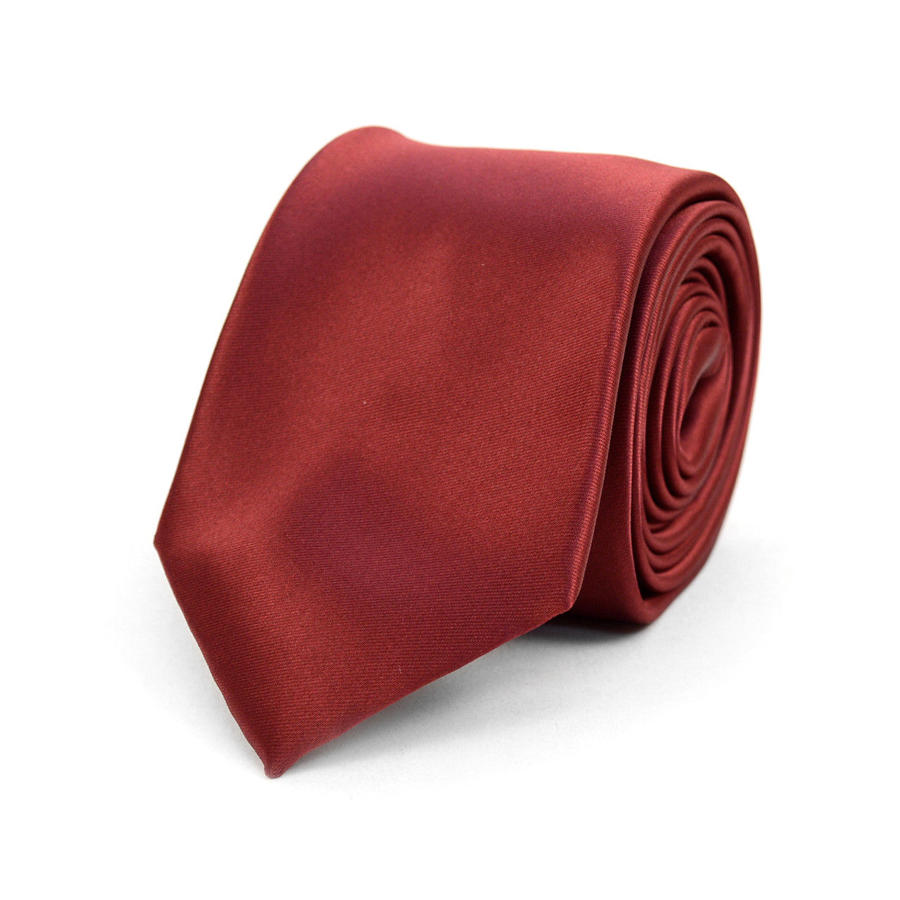Men's Solid Color Premium Quality Formal Ties with Decorative Tipping - MPW7308