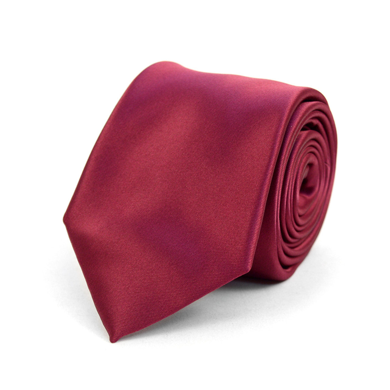 Men's Solid Color Premium Quality Formal Ties with Decorative Tipping - MPW7308