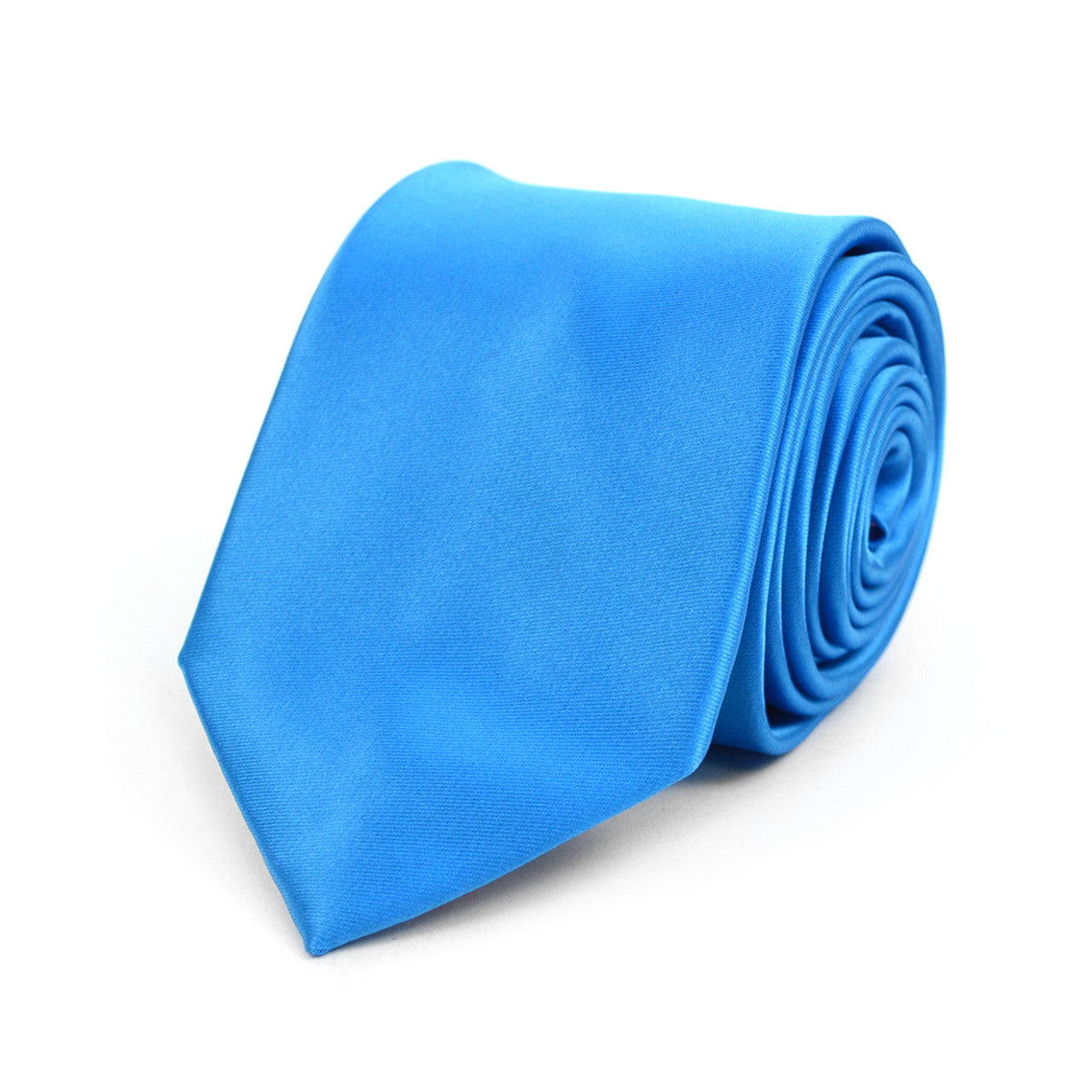 Men's Solid Color Premium Quality Formal Ties with Decorative Tipping - MPW7308
