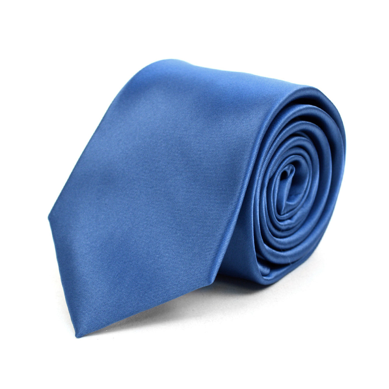 Men's Solid Color Premium Quality Formal Ties with Decorative Tipping - MPW7308