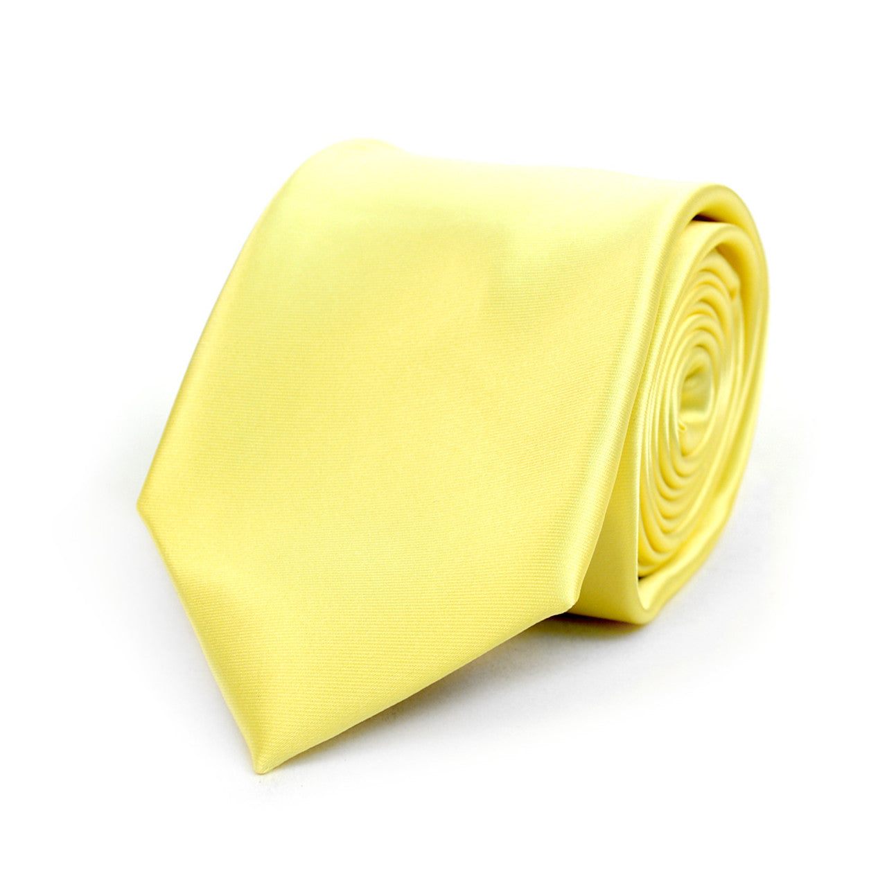 Men's Solid Color Premium Quality Formal Ties with Decorative Tipping - MPW7308