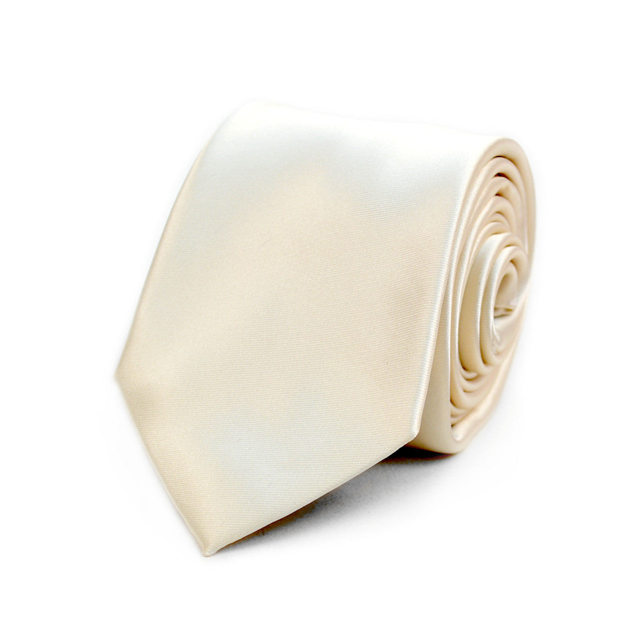 Men's Solid Color Premium Quality Formal Ties with Decorative Tipping - MPW7308