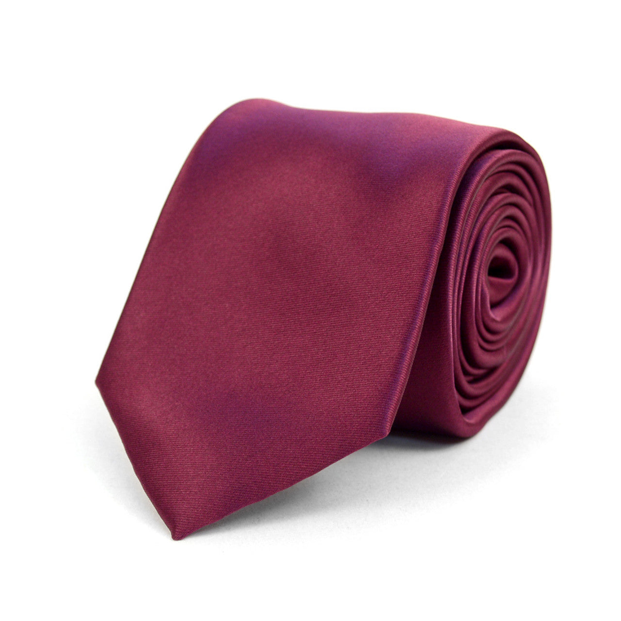 Men's Solid Color Premium Quality Formal Ties with Decorative Tipping - MPW7308