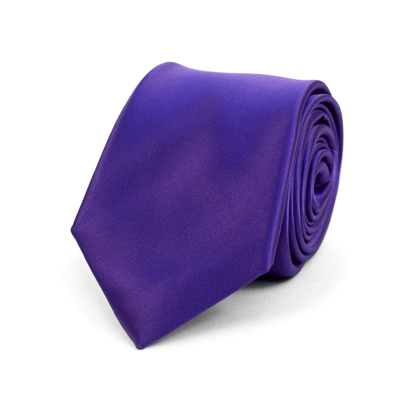 Men's Solid Color Premium Quality Formal Ties with Decorative Tipping - MPW7308