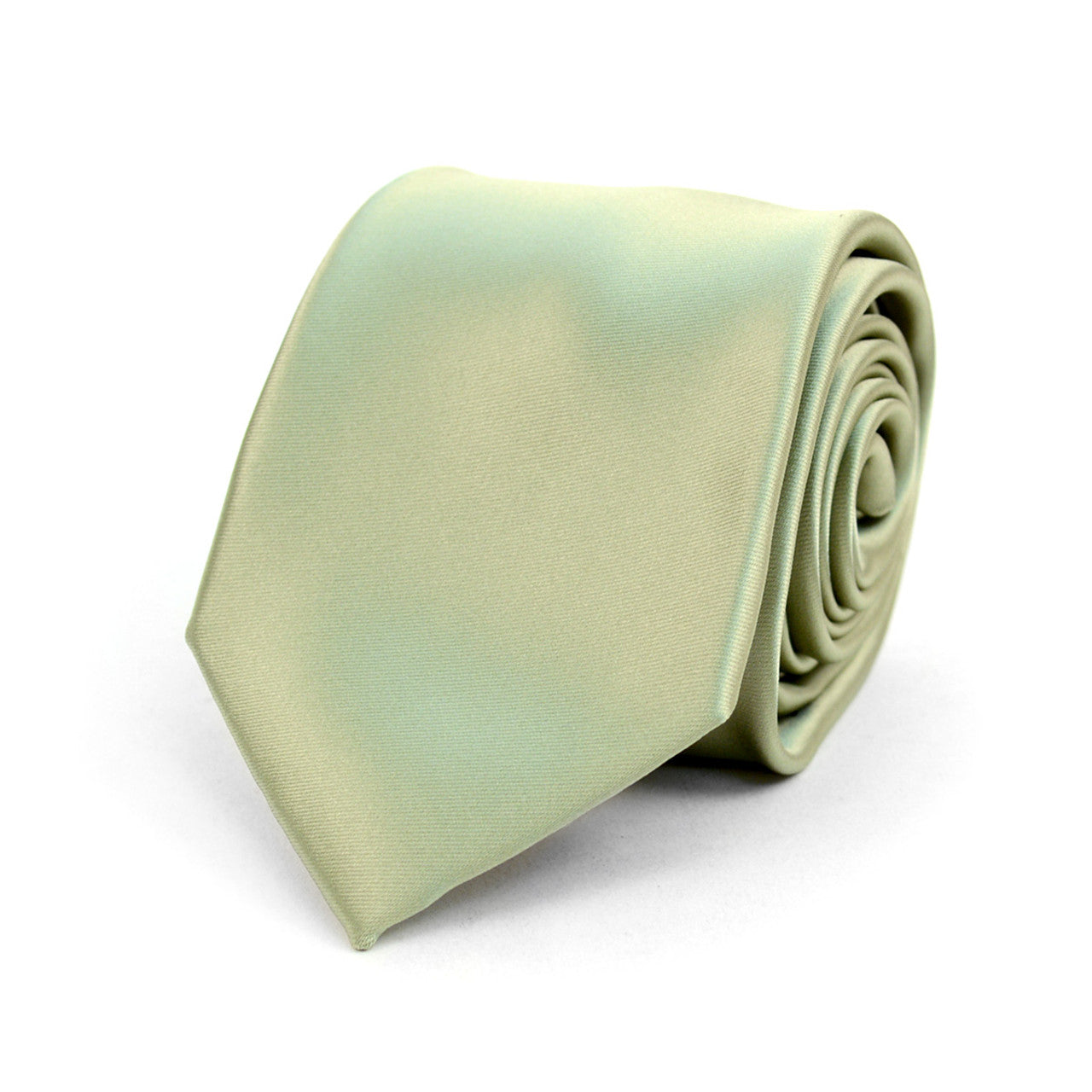 Men's Solid Color Premium Quality Formal Ties with Decorative Tipping - MPW7308