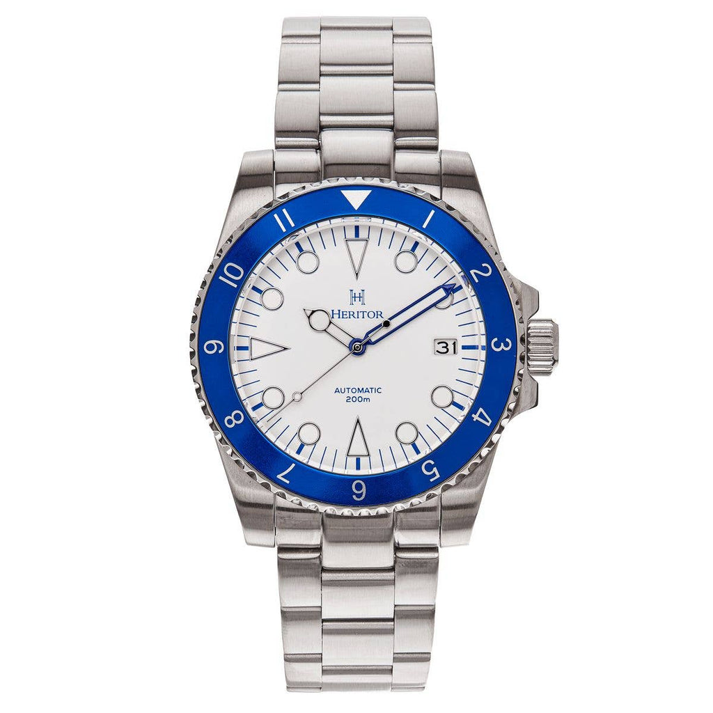 Heritor Automatic Luciano Bracelet Diver Watch with Date