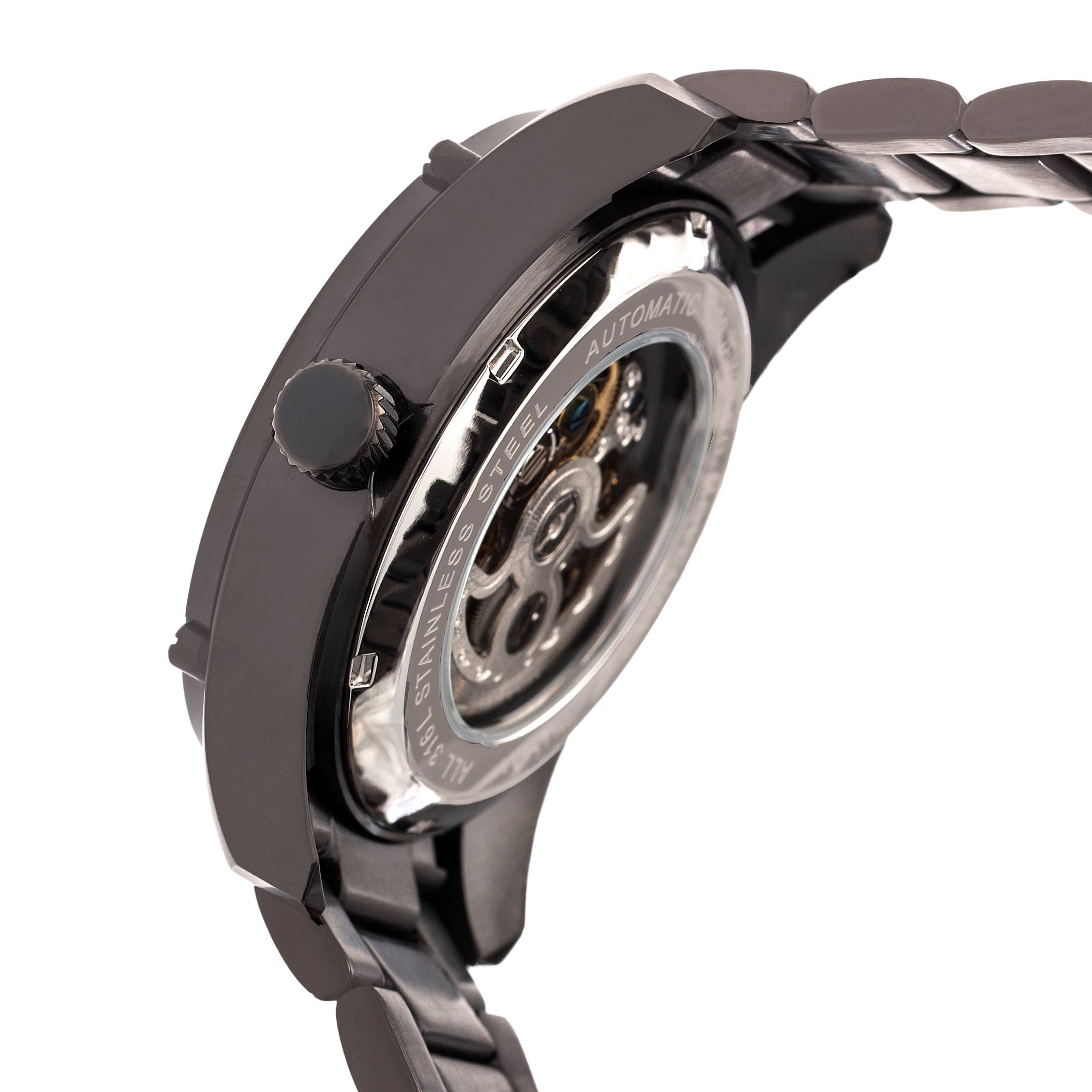 Heritor Automatic Daniels Semi-Skeleton Bracelet Watch