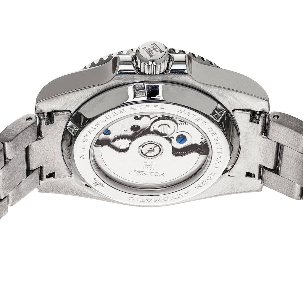 Heritor Automatic Luciano Bracelet Diver Watch with Date