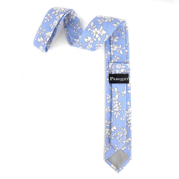 Floral Cotton Slim Tie 2.5" - NVC-FLORAL6