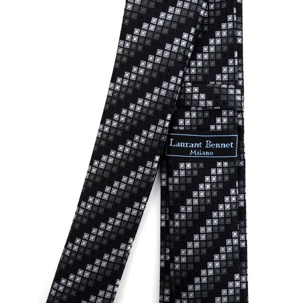Geometric Microfiber Poly Woven 2.25" Slim Tie - MPWS5918