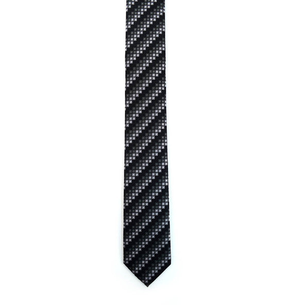 Geometric Microfiber Poly Woven 2.25" Slim Tie - MPWS5918