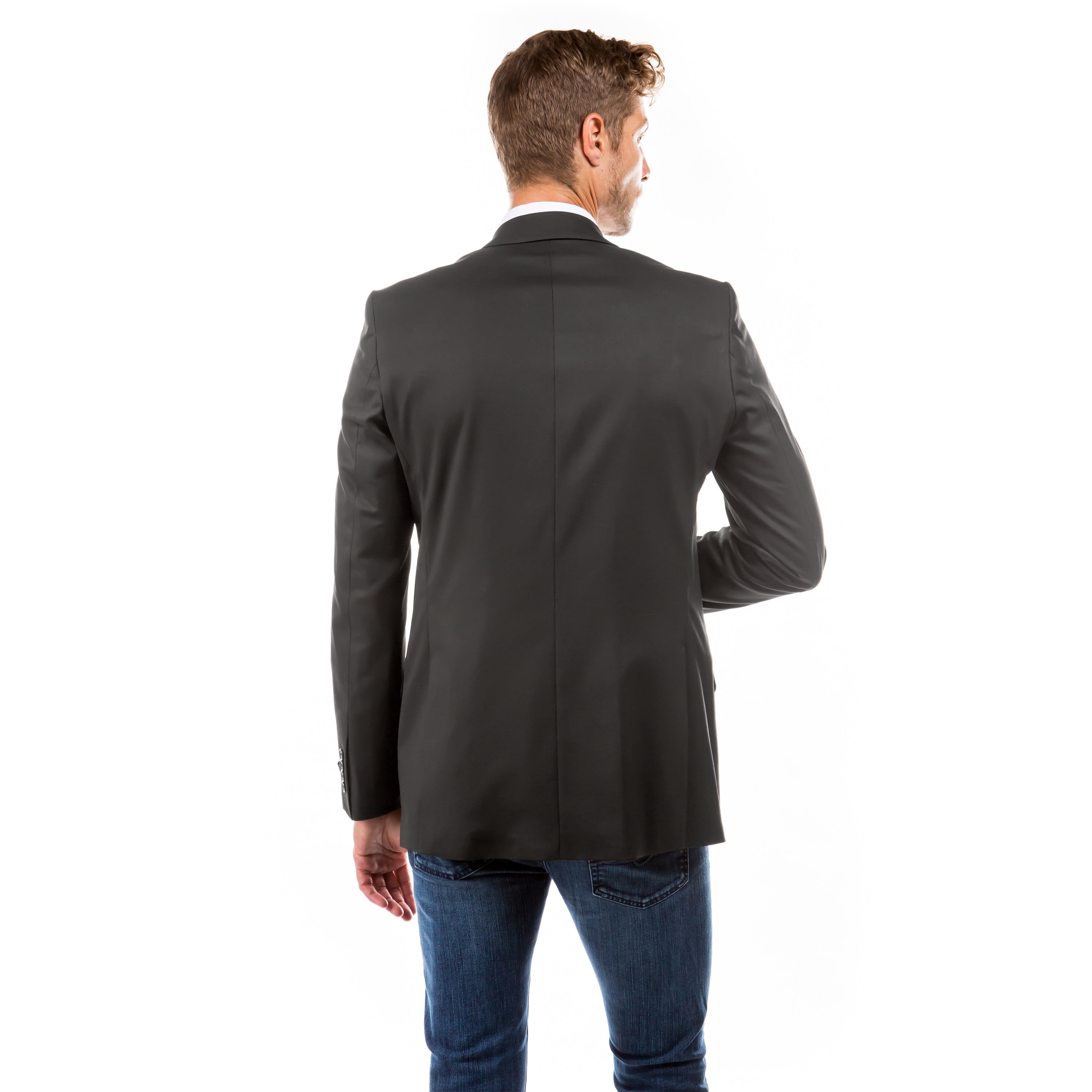 Men's Tailored - Fit Suits Separates Jacket - Bundle Bus
