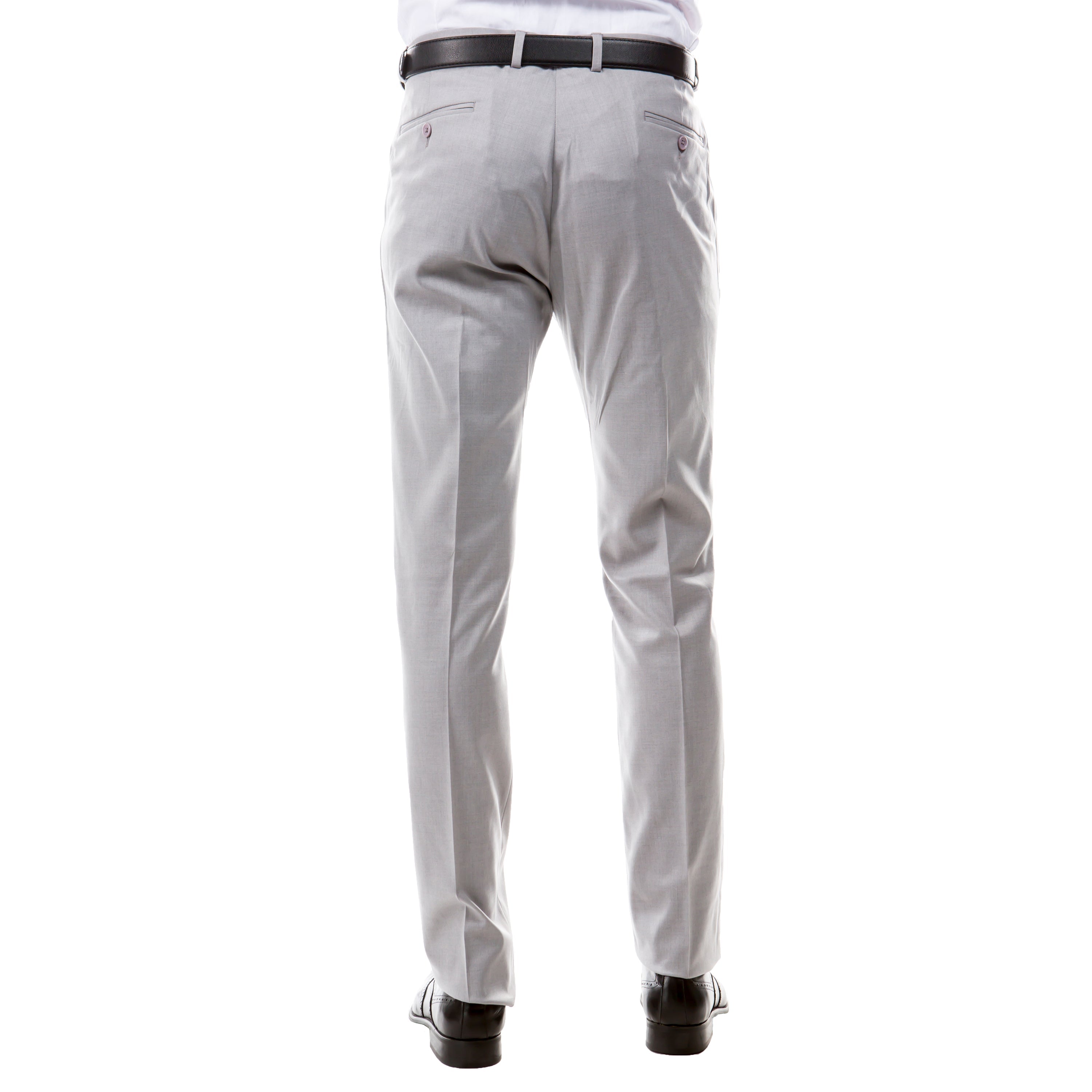Men's Tailored - Fit Suits Separates Pants - Bundle Bus
