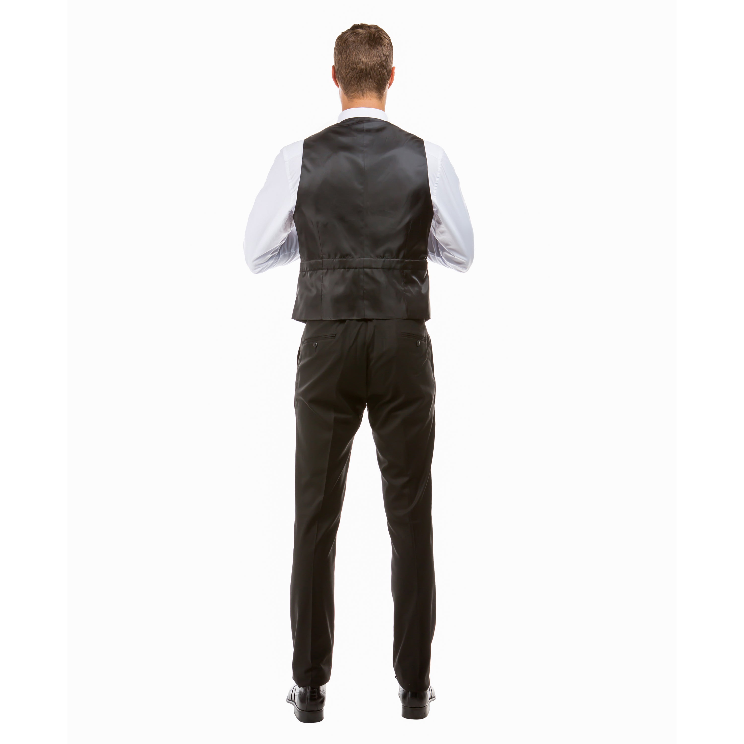 Men's Tailored - Fit Suits Separates Vest - Bundle Bus
