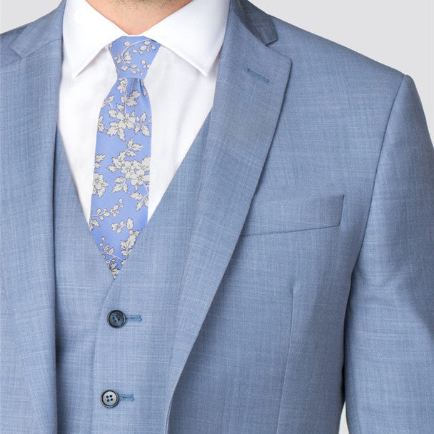 Floral Cotton Slim Tie 2.5" - NVC-FLORAL6