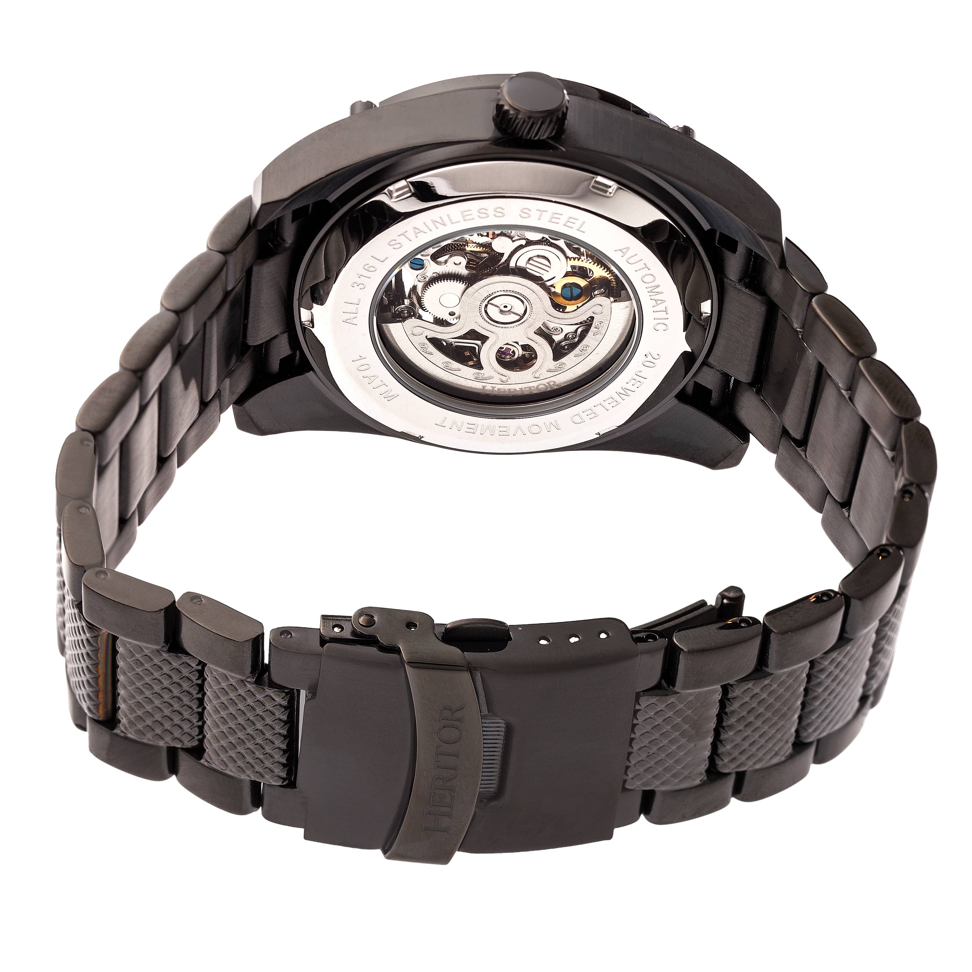 Heritor Automatic Daniels Semi-Skeleton Bracelet Watch