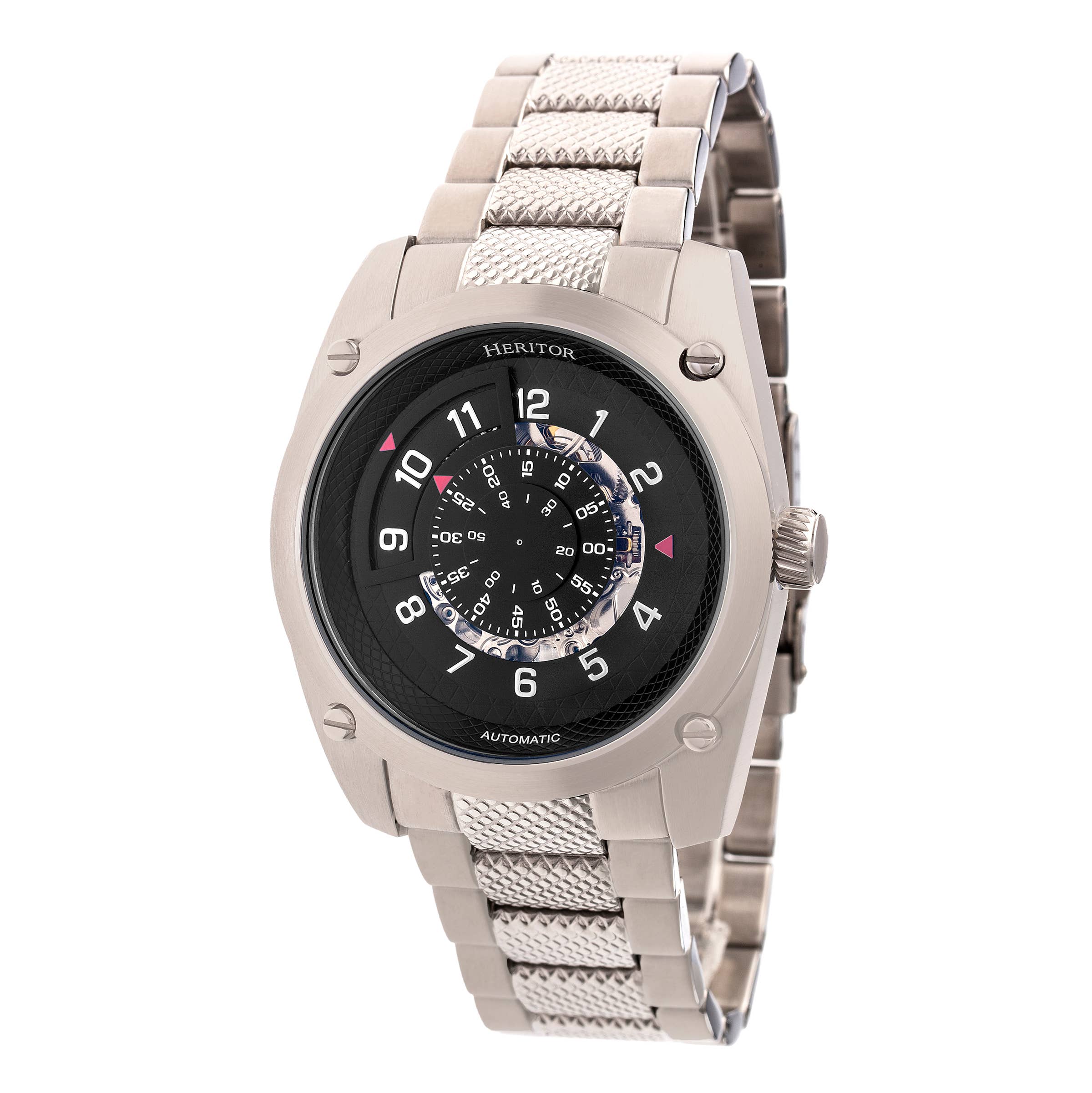 Heritor Automatic Daniels Semi-Skeleton Bracelet Watch