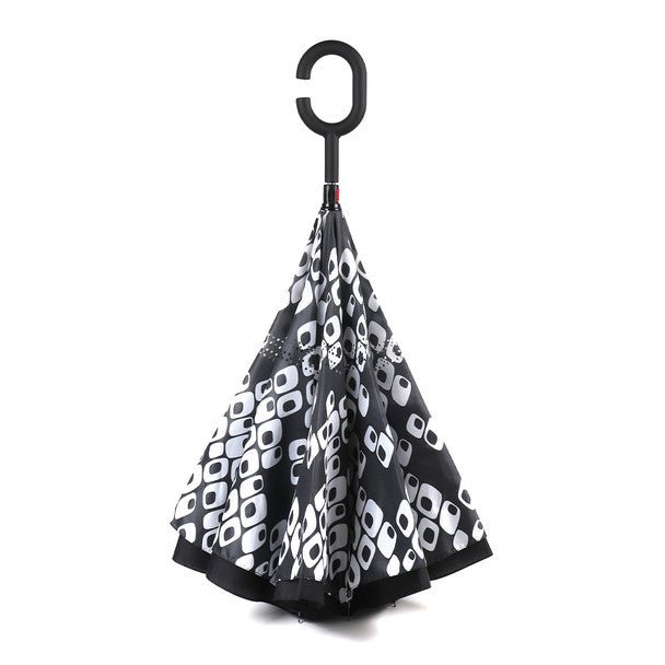 Abstract Geometric Open Inverted Umbrella -IUM18085 - Bundle Bus