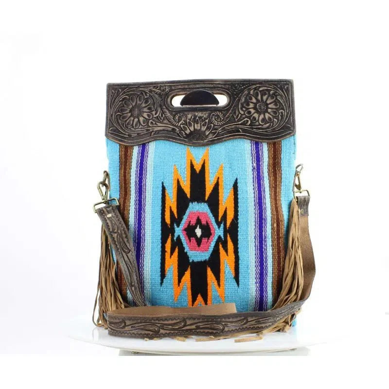 American Bison Colorful Serape Shopper AB 1786 - Bundle Bus