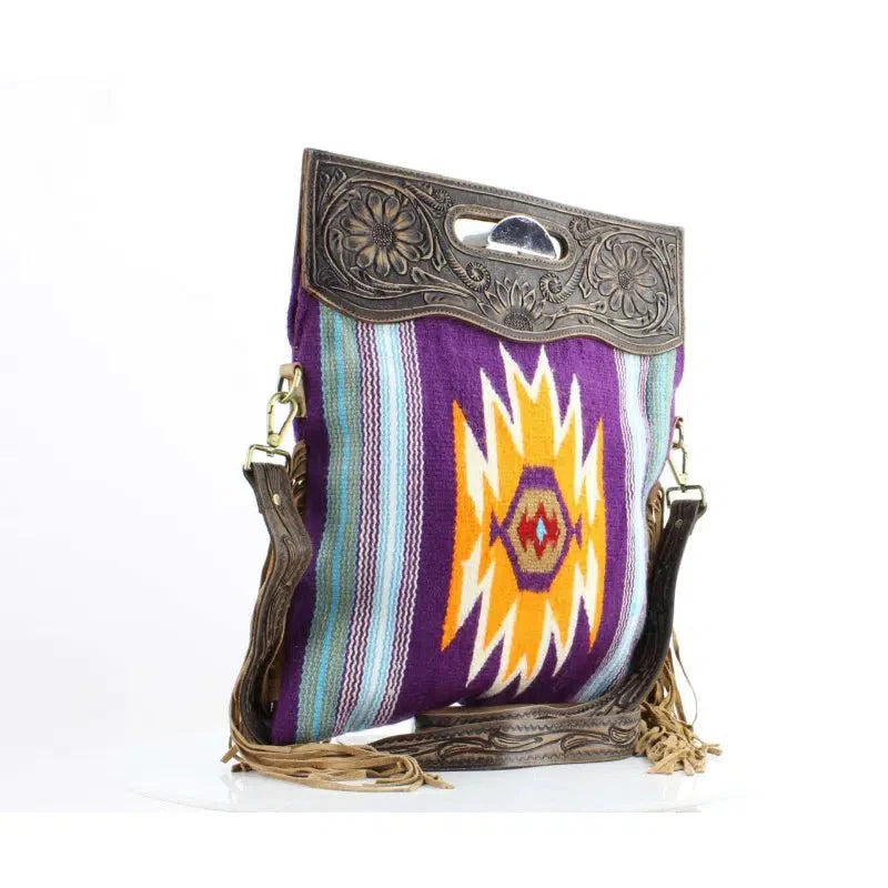 American Bison Colorful Serape Shopper AB 1786 - Bundle Bus