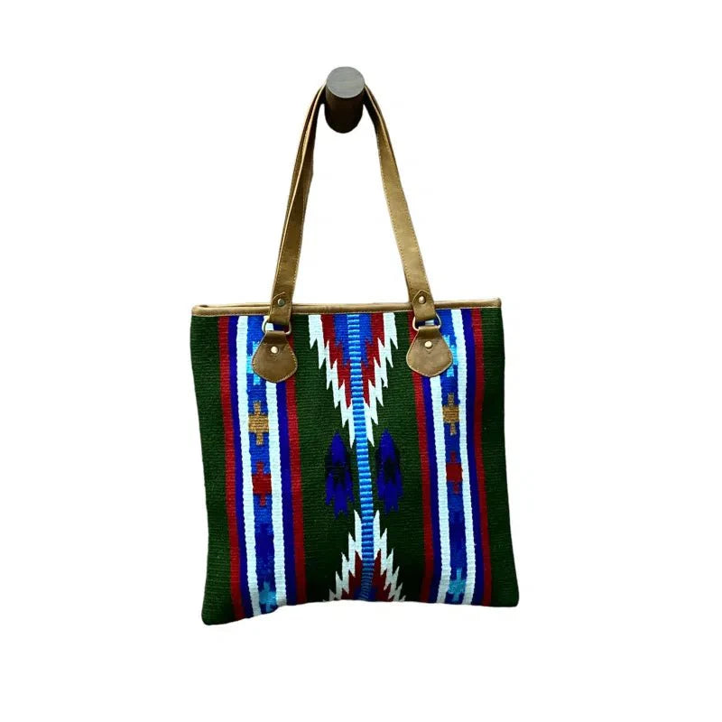 American Bison Colorful Serape Shopper AB 1788 - Bundle Bus
