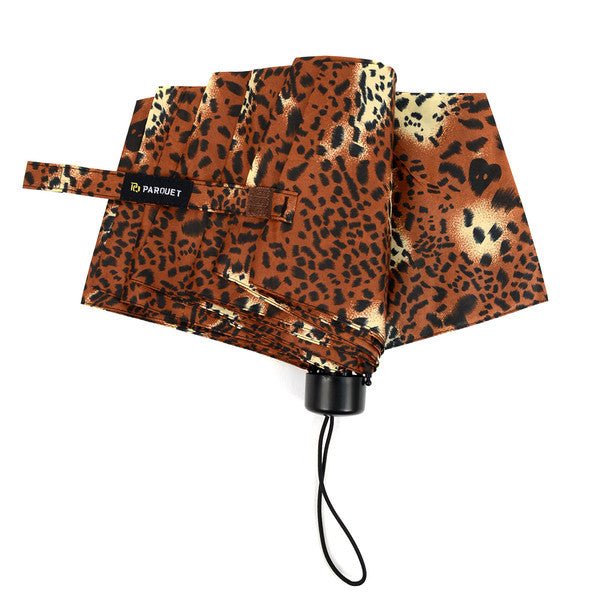 Animal Print Compact Umbrella with Plastic Handle - UM5006 - Bundle Bus