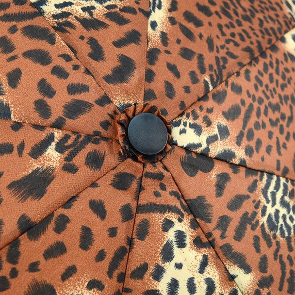 Animal Print Compact Umbrella with Plastic Handle - UM5006 - Bundle Bus