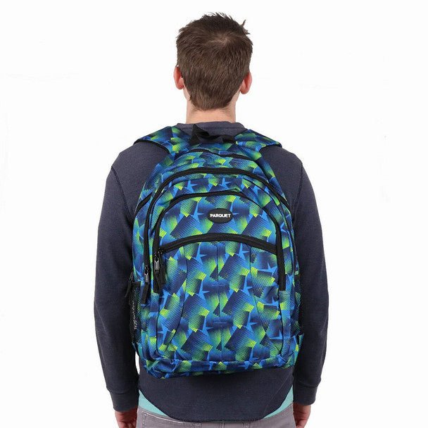 Blue Dots Pattern Novelty Backpack-NVBP-22 - Bundle Bus