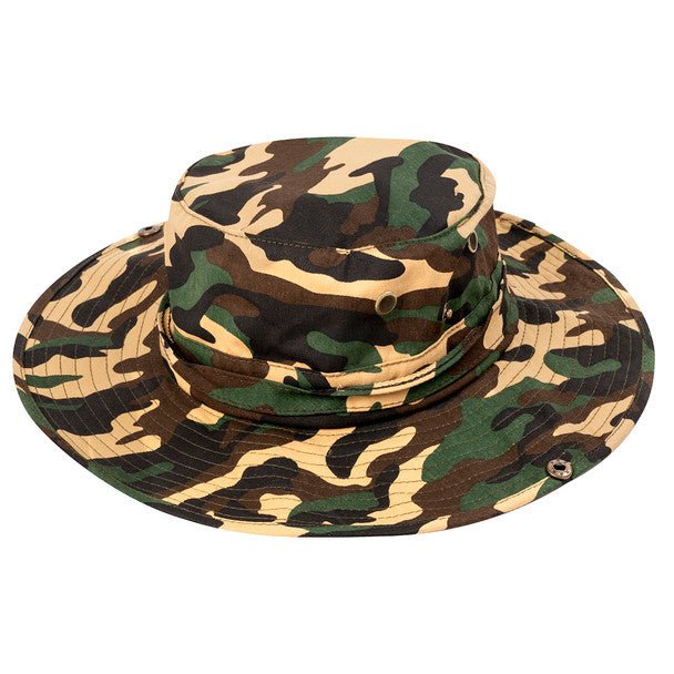 Camo Wide Brim Boonie Sun Hat - BHT1000-CAMO - Bundle Bus