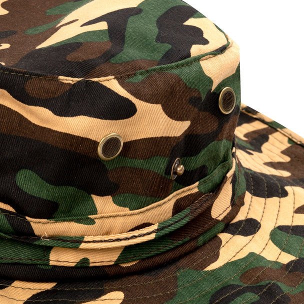 Camo Wide Brim Boonie Sun Hat - BHT1000-CAMO - Bundle Bus