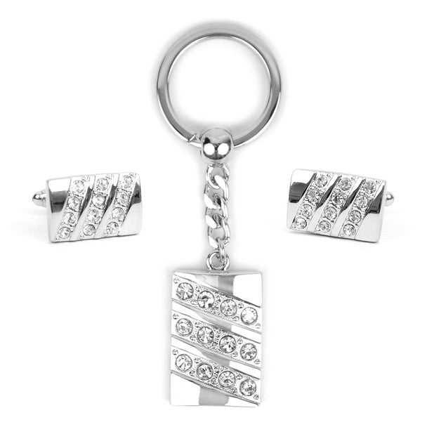 Cufflink & Key Chain Set CKB217 - Bundle Bus