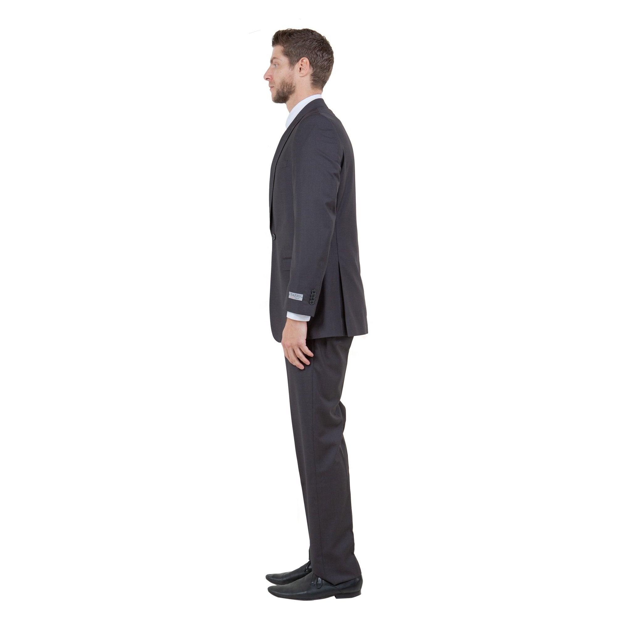 Dk. Gray Solid 2 - PC Slim Fit Performance Stretch Suits - Bundle Bus