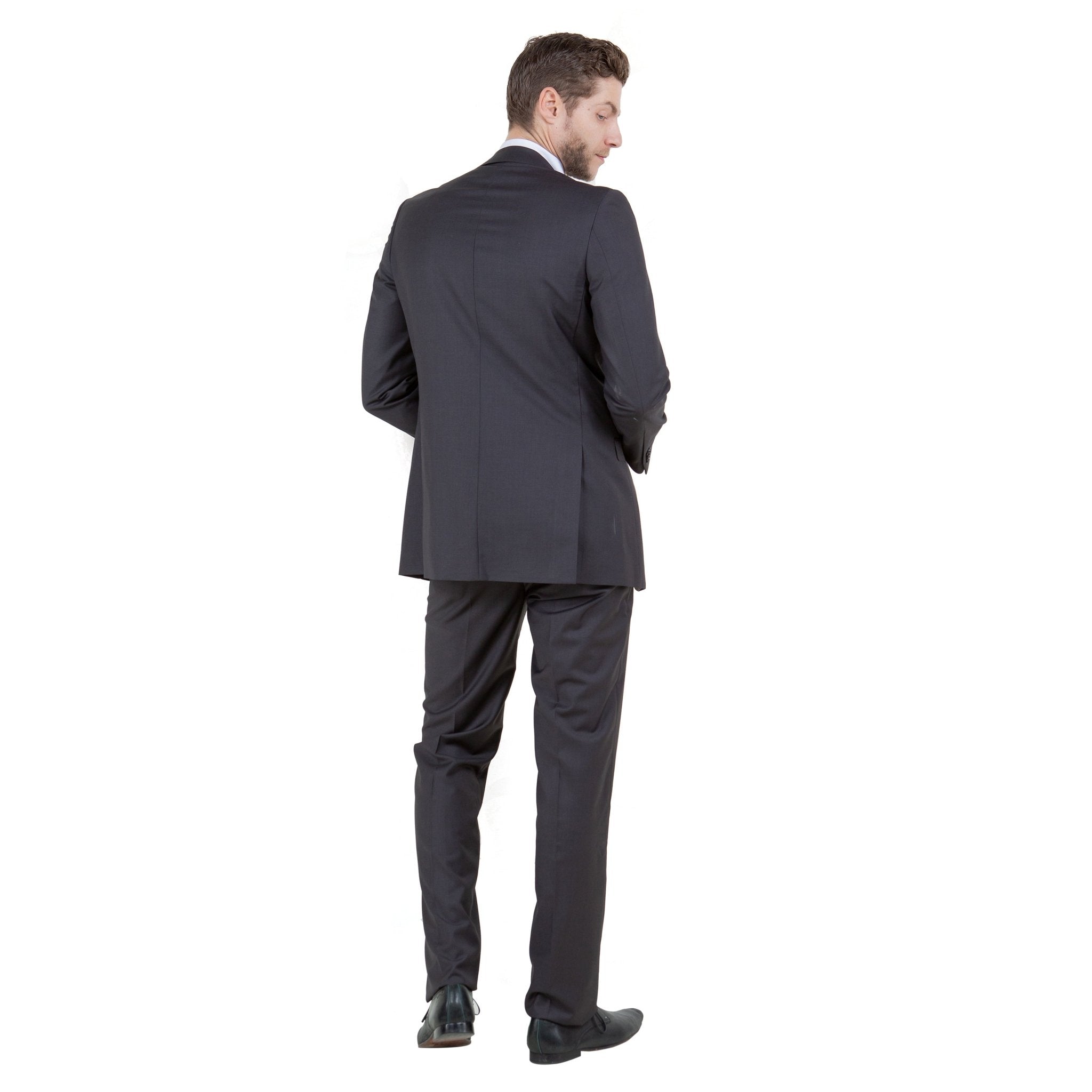 Dk. Gray Solid 2 - PC Slim Fit Performance Stretch Suits - Bundle Bus