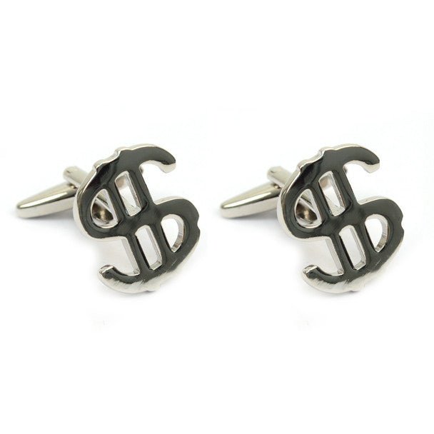 Dollar Sign Novelty Cufflink NCL1507 - Bundle Bus
