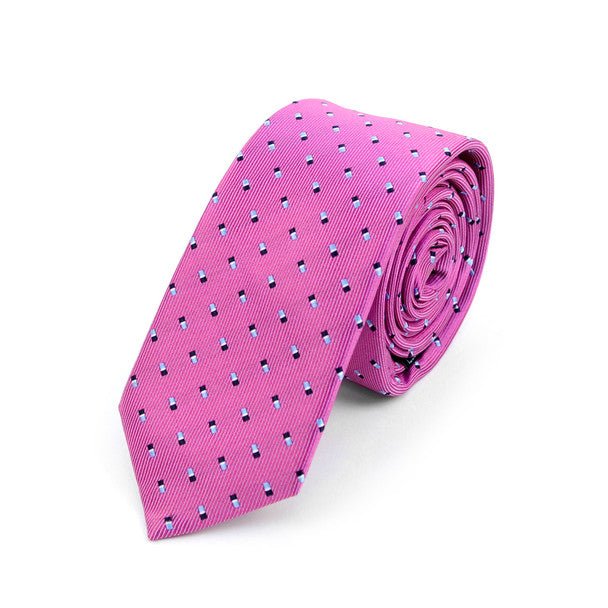 Dots Microfiber Poly Woven 2.25" Slim Tie - MPWS5907 - Bundle Bus