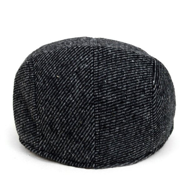 Fall/Winter Black & Charcoal Striped Ivy Hat - H1805054 - Bundle Bus