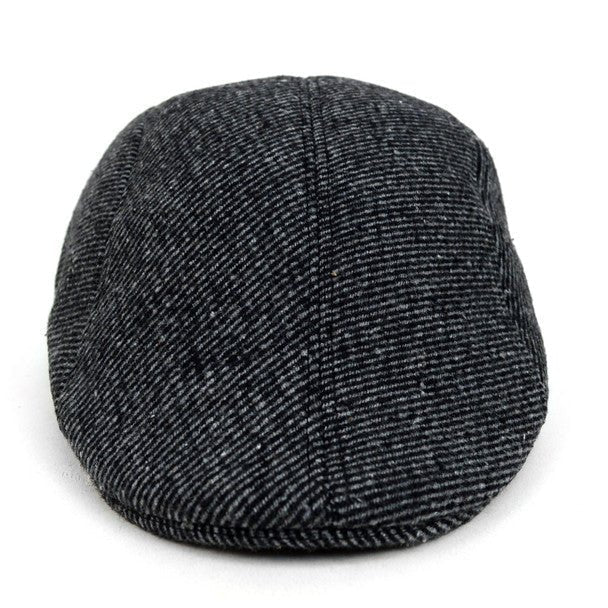 Fall/Winter Black & Charcoal Striped Ivy Hat - H1805054 - Bundle Bus