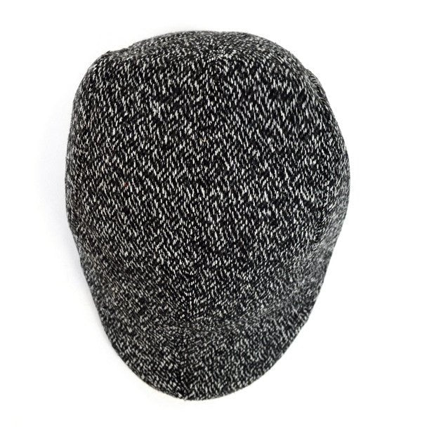Fall/Winter Black & White Weave Pattern Ivy Hat - H1805050 - Bundle Bus
