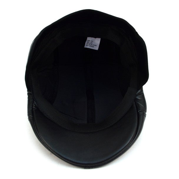Fall/Winter Traditional Leather Ivy Hat with Ear Flaps - H177306 - Bundle Bus