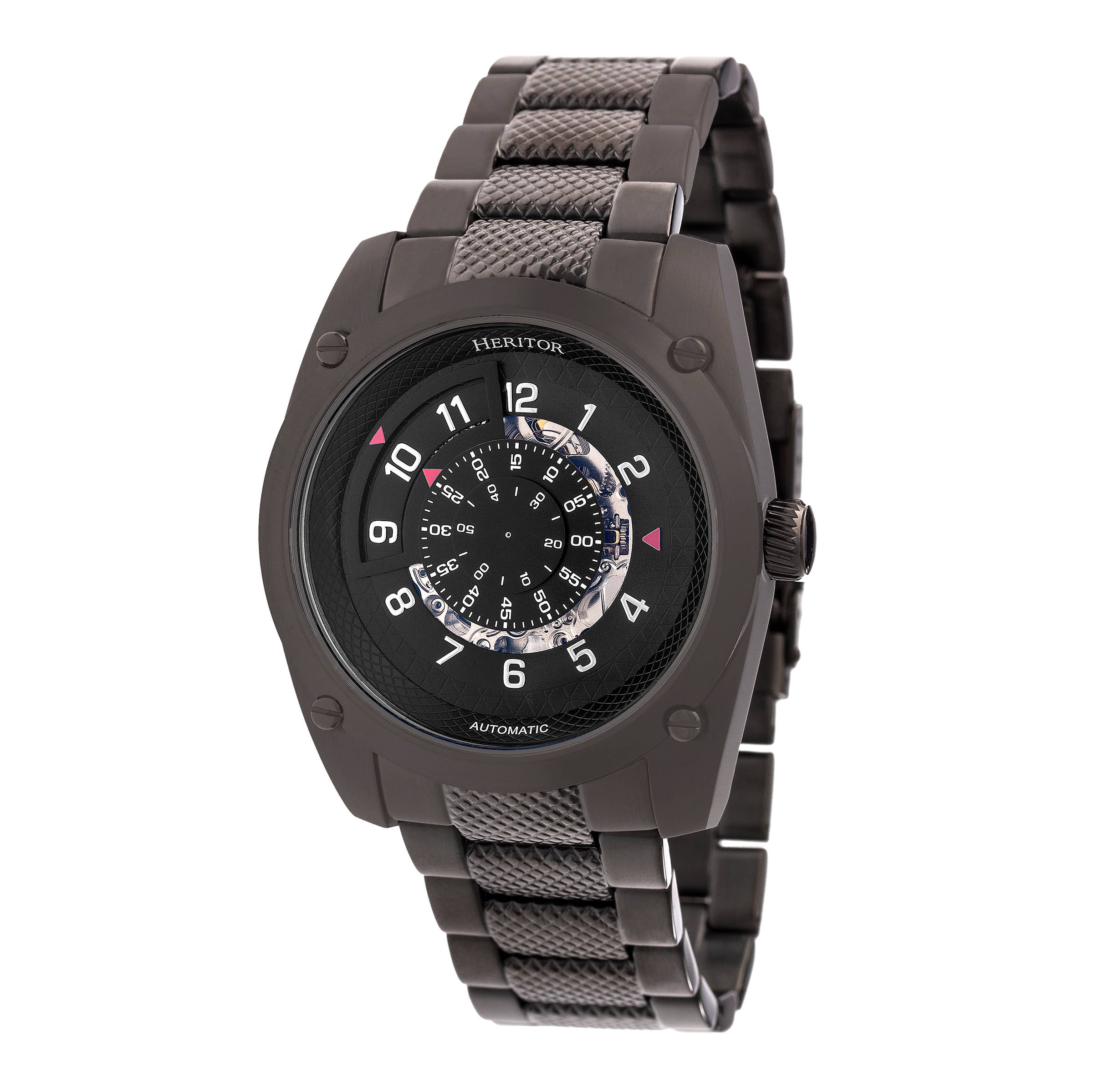 Heritor Automatic Daniels Semi-Skeleton Bracelet Watch