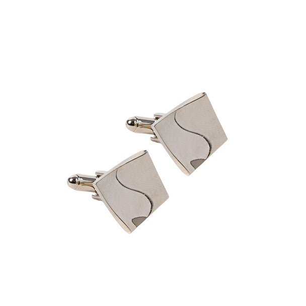 Gold Unique Square Cufflinks-CL1826 - Bundle Bus