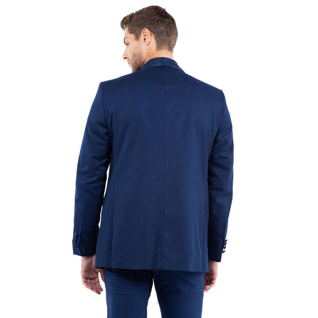 Gray Zegarie Shawl Collar Tuxedo Jacket For Men - Bundle Bus
