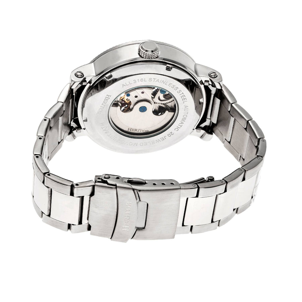 Heritor Automatic Aries Skeleton Bracelet Watch - Bundle Bus