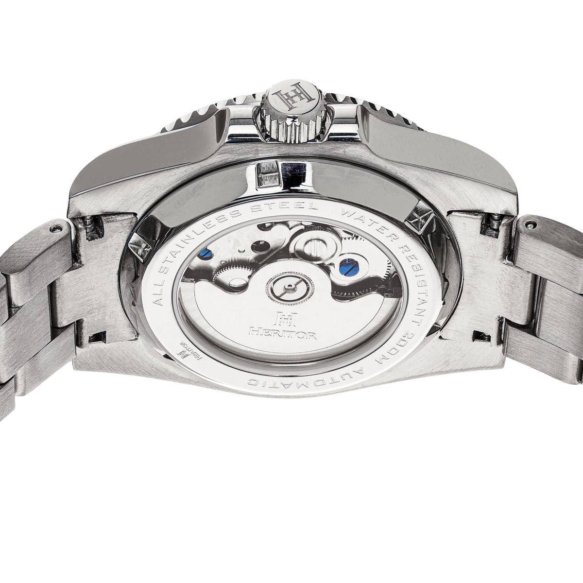 Heritor Automatic Luciano Bracelet Diver Watch with Date - Bundle Bus