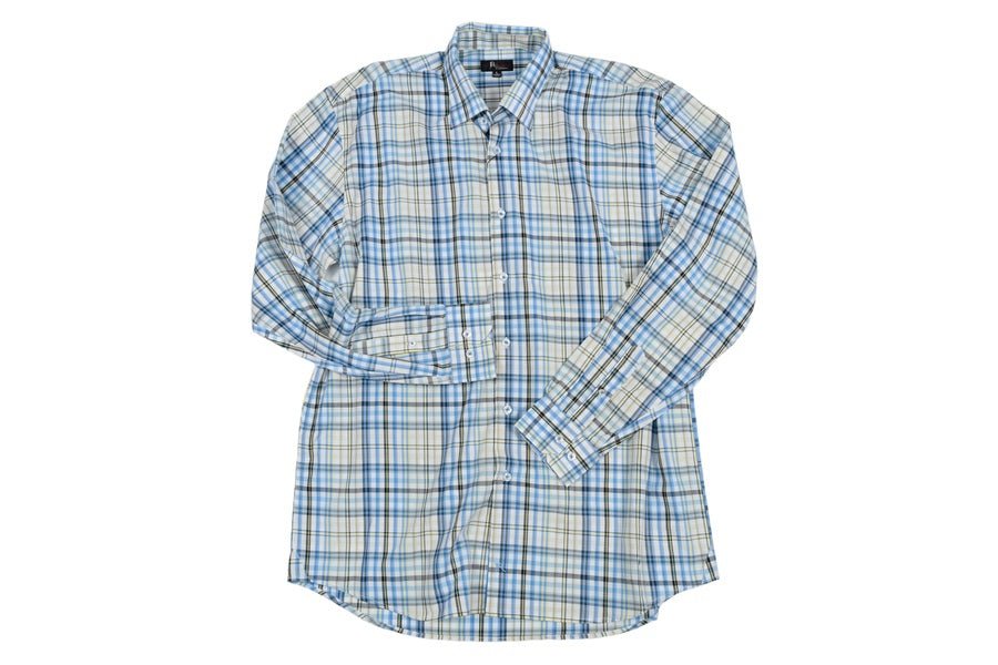 Jon Randall Collection Dobby Cotton Long Sleeve Dress Shirt J817 - Bundle Bus