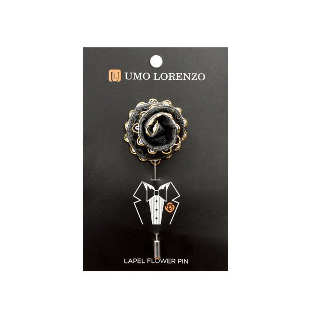 Lace Poly Flower Lapel Pins - Bundle Bus
