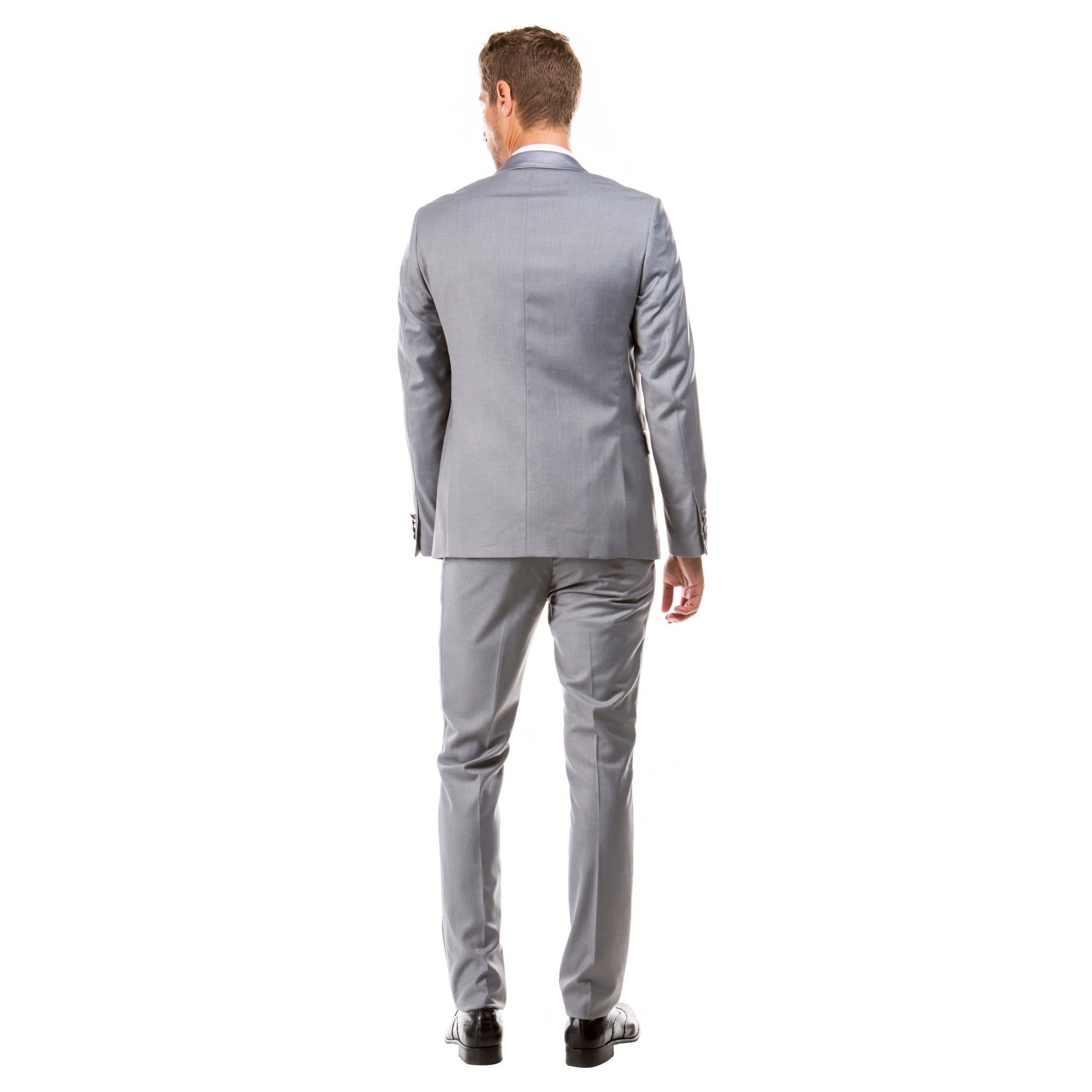 Men's 2pc Tuxedo Set w/ Satin Notch Lapel - Bundle Bus