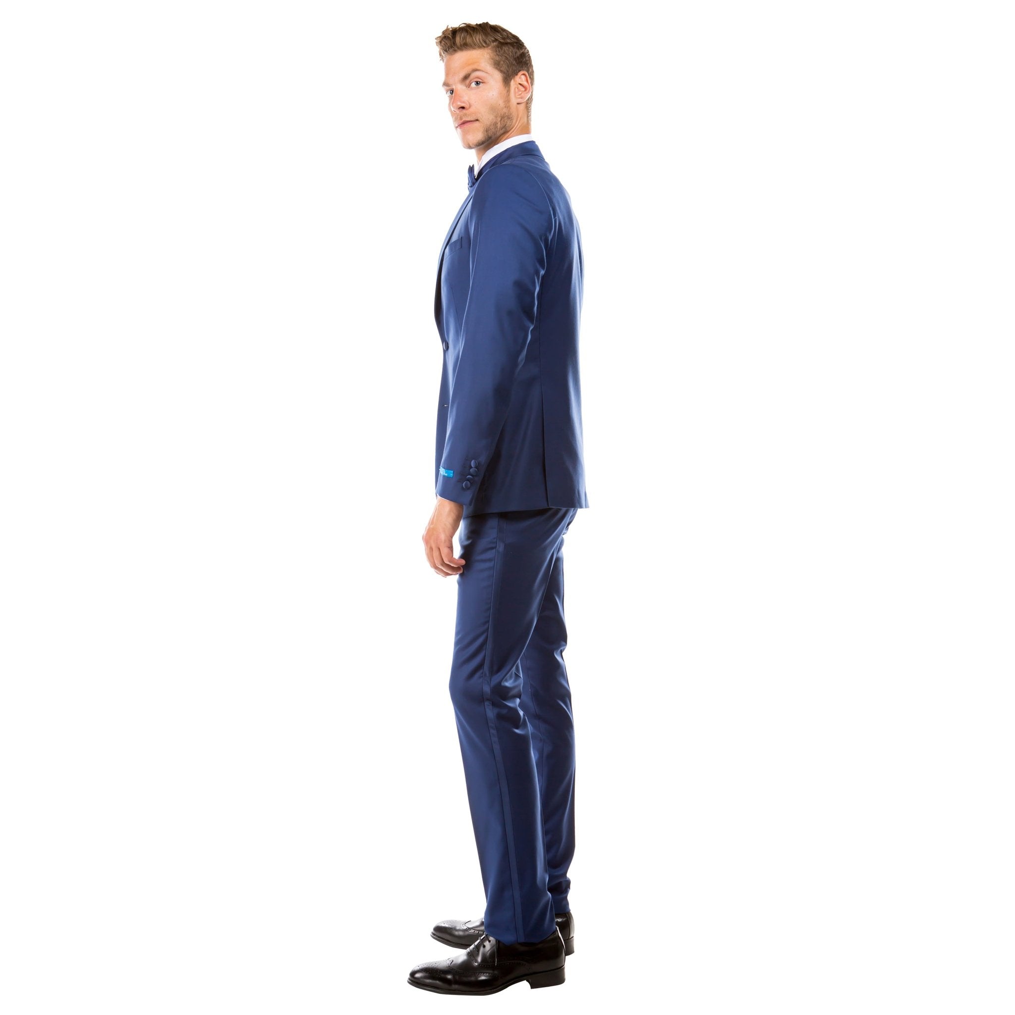 Men's 2pc Tuxedo Set w/ Satin Notch Lapel - Bundle Bus