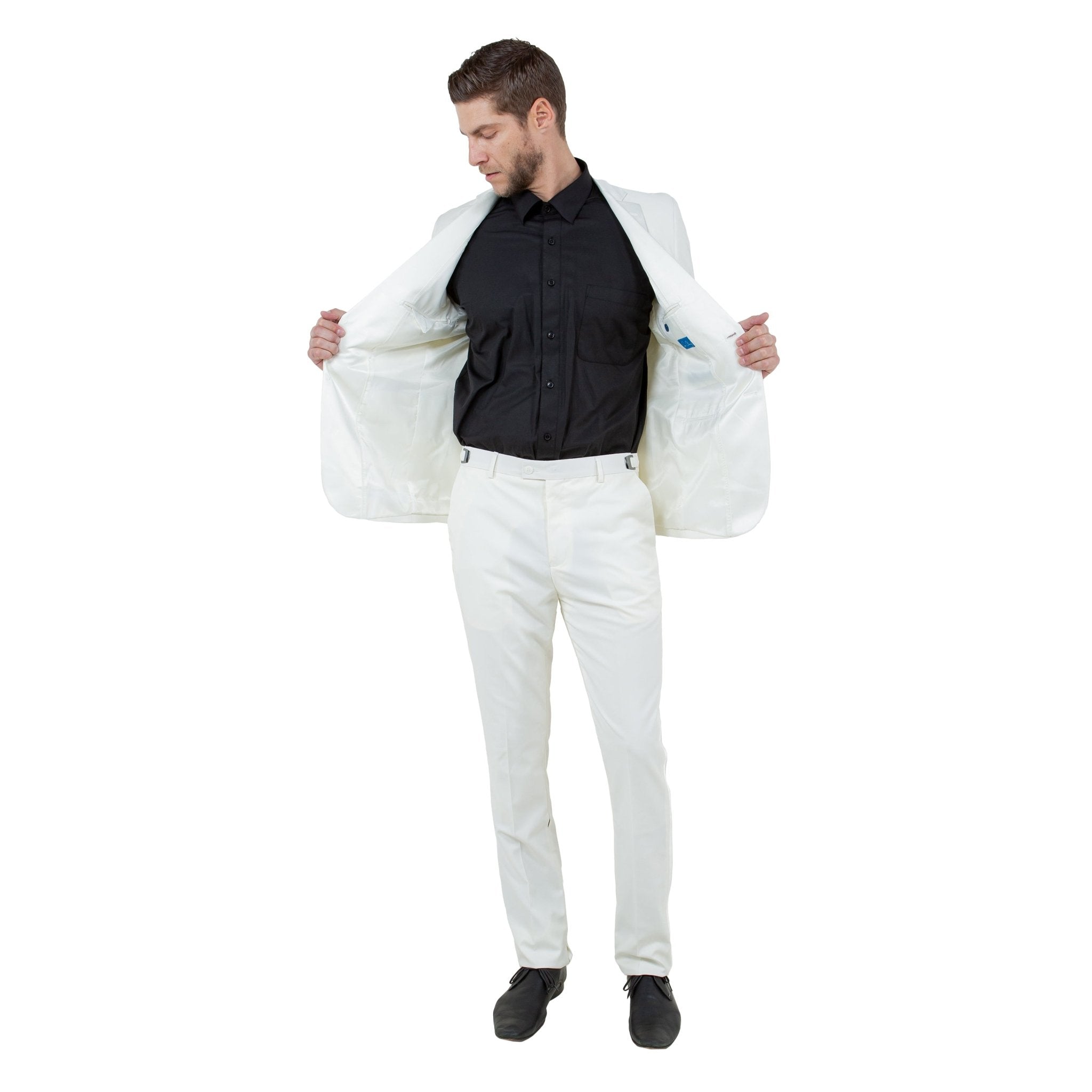 Men's 2pc Tuxedo Set w/ Satin Notch Lapel - Bundle Bus