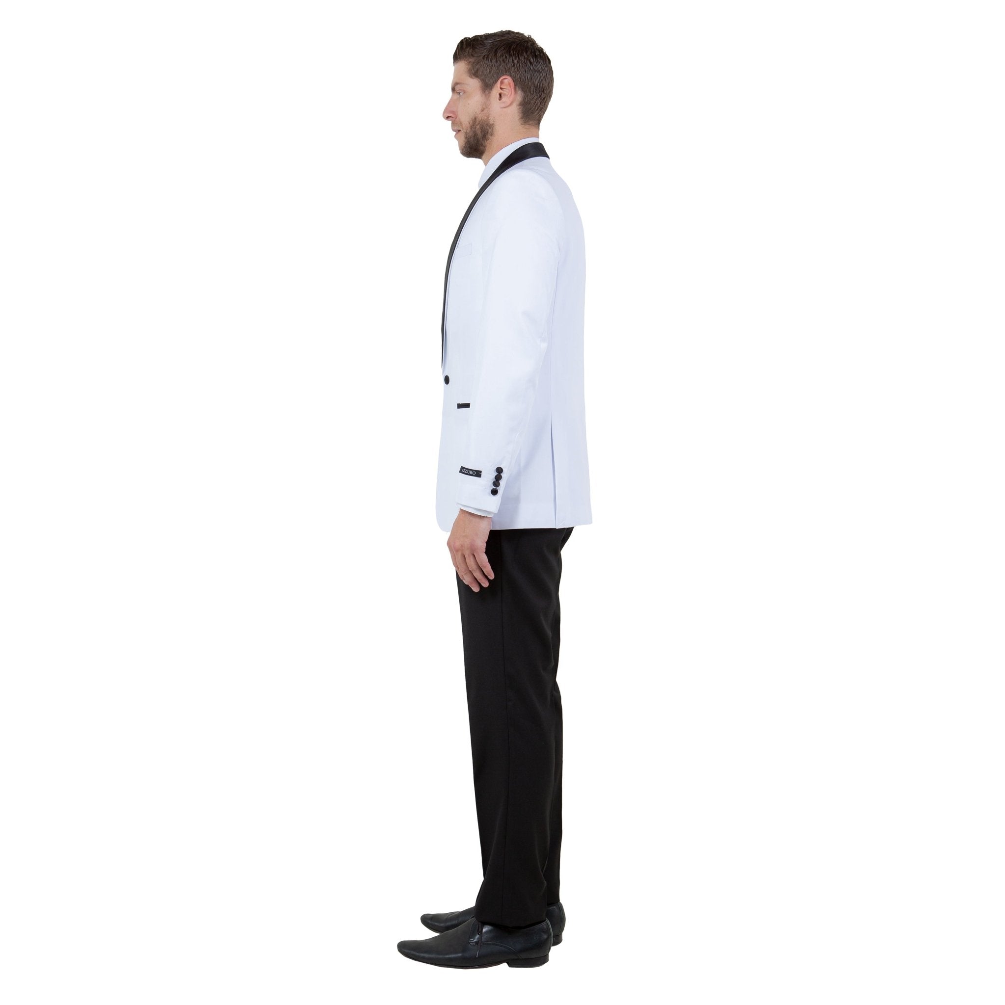 Men's 2pc Tuxedo Set W/ Satin Shawl Collar - Bundle Bus